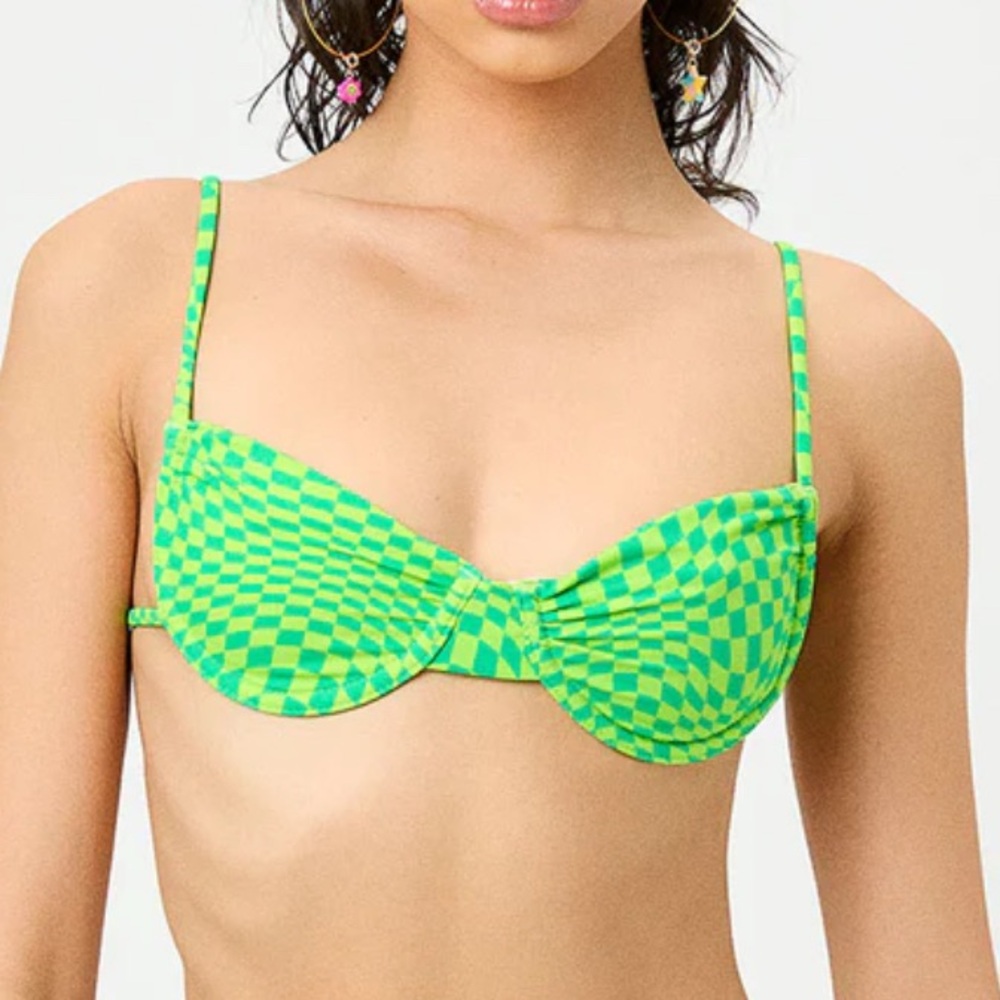 Frankie's Bikinis Maggie Underwire Bikini Top size L